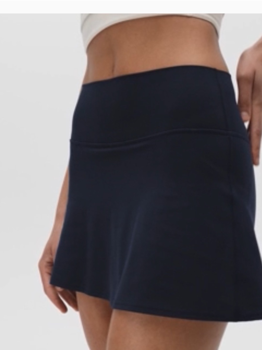 lululemon athletica Black Align High Rise Skirt Skort Athletic Workout Running